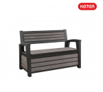 Lauko suoliukas KETER Hudson Storage Bench - Grafitinė