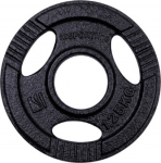 Olimpinis svorio diskas INSPORTLINE Hamerton Black 1.25 kg, 50 mm
