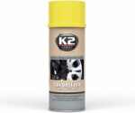 Gumuoti dažai K2 COLOR FLEX juodi blizgūs 400ml