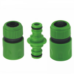 Jungčių komplektas HERVIN GARDEN, 2x1/2" jungtys, 1/2" dvi&scaron;akė jungtis, 3 vnt., MY-472A