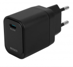 USB-C sieninis įkroviklis DELTACO USBC-AC151/1903150 1x USB-C PD 20 W Juodas