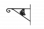 Stovas gėlėms 25cm Metalo