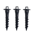 Įsukamas sraigtinis polis &scaron;viestuvui "MDS S 68x350x2mm Black"