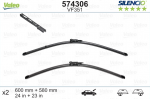 Valytuvai Valeo Silencio Flat Blade
