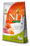 Sausas pa&scaron;aras &scaron;unims FARMINA N&D PUMPKIN DOG Dry Wild Boar&Apple ADULT MINI 2,5kg