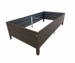 Plastikinė GPPS pakelta lysvė KLASIKA Woodlook - Ąžuolo imitacijos (ruda) 150 x 75 x 30 cm