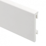 PVC grindjuostė BRAVO 95 2400*95*16 White