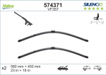 Valytuvai Valeo Silencio Alfa Romeo Flat Blade