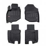 Kilimėliai FROGUM 3D ProLine Luxury Honda Jazz III 2007-2014 Juodi