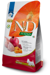 Sausas pa&scaron;aras &scaron;unims FARMINA N&D PUMPKIN DOG Dry Quail&Pomegr ADULT MINI 2kg