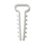 Tvirtinimo dirželio, kabelio laikiklis XIDO,14x6 mm, 100 vnt., TDKSP14X6-W