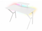 Žaidimų stalas GENESIS Holm 320 RGB Baltas