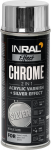 INRAL CHROME, sidabrinis, lakas aerozol. akrilinis, 400ml