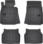 Kilimėliai BMW E39 5 Serija 1995-2003 Guminiai 3D Modeliniai Juodi