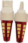 Lemputė W21W T20 LED 48SMD CANBUS 12V Balta (2vnt)