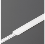 LED juostos profilio dangtelis A1 SLIDE Baltas 2m
