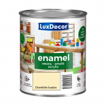 Universali akrilinė emalė LuxDecor 0,75 l dramblio kaulo spalvos, matinis, vandens pagrindu