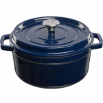 Ketaus puodas su dangčiu GRAND FEU Casserole Tamsiai mėlynas 4,7L