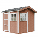 Sodo namelis M913 su dažų rinkiniu Redwood Red su grindimis 6 m2