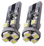 Lemputė T10 8LED SMD CANBUS Balta 12V W5W