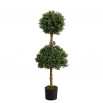 Dviejų buksmedžio rutulių topiarinis medis 120cm