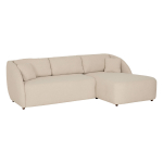 Kampinė sofa VALERY PN Kreminė, I&scaron;skleidžiama