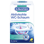Tualeto valiklis aktyvintos anglies putos 3X100G, DR. BECKMANN