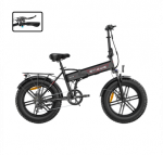 ENGWE EP-2 PRO BOOST elektrinis dviratis (20")  (Juoda Standartinė (su &bdquo;Boost&ldquo; mygtuku))