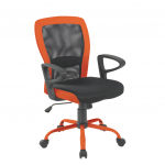 Darbo kėdė LENO pilka/oranžinė