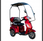 Elektrinis triratis RIDE-E MS03 ST (EEC)  (Raudona 60V  20Ah &scaron;vino rūg&scaron;tinis)