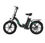 KOOLUX BK6S 4.0 elektrinis dviratis (20")  (Juoda )