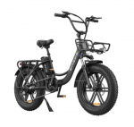 ENGWE L20 BOOST elektrinis dviratis (20") | ATNAUJINTA VERSIJA |  Juoda Standartinė (su &bdquo;Boost&ldquo; mygtuku)