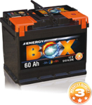Akumuliatorius 60Ah 510A Energy Box