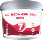 Dažai &scaron;ilko matiniai vidaus darbams Probest 7 balti 10 l
