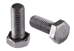 Varžtai M 8x60 mm cinkuoti DIN-933 &scaron;e&scaron;iakampė galvutė