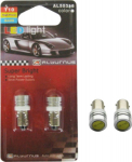 Lemputė automobiliui 12V T10 BA9S High Power balta 2 vnt Alburnus