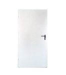 Plieninės techninės durys URAN 990x2090 de&scaron;ininės, balta spalva (RAL9010)