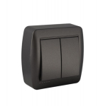 Elektros jungiklis vir&scaron;tinkinis,  2 klavi&scaron;ai, 10A SOLERA