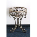 Stovas gėlėms metalinis sendinto vario spalvos 37 x 28 cm 10-1535
