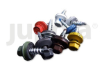 Savisriegis į metalą 4,8x20 mm RAL 3009 Info Global