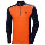 Apatiniai mar&scaron;kinėliai HELLY HANSEN Lifa Merino Half Zip, oranžiniai