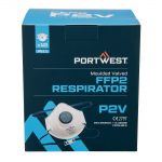 Aktyvuotos anglies PORTWEST P211 respiratorius su vožtuvu (10 vnt)