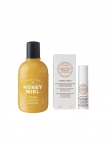 Perlier Honey Miel Rinkinys Bath cream du&scaron;o ir vonios kremas ir Perlier Honey Miele lūpų ir kontūrų nuo rauk&scaron;lių putlinamasis serumas