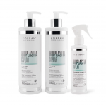 KORBAN Bioplastia Capilar rinkinys: &scaron;ampūnas, kaukė, drėkinamasis kompleksas 2 x 100 ml, 60 ml / 2 x 500 ml, 190 ml