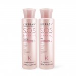 KORBAN SOS Repair &scaron;ampūno ir kaukės rinkinys 2 x 100 ml / 2 x 250 ml / 2 x 500 ml