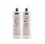 KORBAN K-Protein rinkinys plaukų atstatymui 2 x 480 ml - Clarifying Shampoo (Nr. 1), Extreme Reconstructor (Nr. 3)