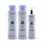 KORBAN Blond Repair rinkinys &scaron;viesiems plaukams: &scaron;ampūnas, kondicionierius, kremas 2 x 500 ml, 250 ml