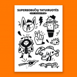 Superbobutės-3 tatuiruotės