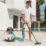 CECOTEC Vacuum cleaner | Conga Rockstar Wet AND Dry Steel Max Pro | Corded operation | 1600 W | 220-240 V | Silver/Black