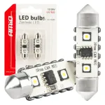 Amio LED CANBUS bulbs 12SMD Festoon C5W 3838 39mm White 12/24V -04249